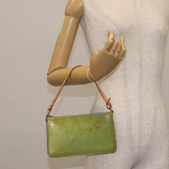 LOUIS VUITTON Monogram Vernis Lexington Pouch Baby Blue M91011 LV Auth BA6095 - Picture 3 of 16